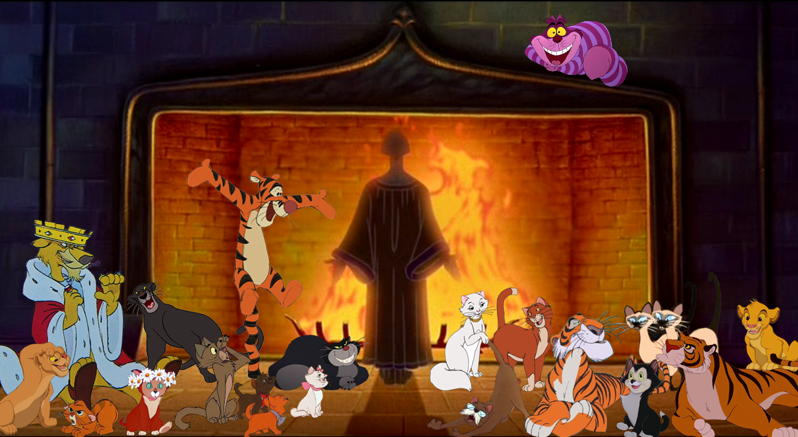 Hellfire made even better with Cats, hunchback of Notre Dame disney