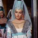Danielle Dumont as Fleur de Lys, 1956 Hunchback of Notre dame picture image