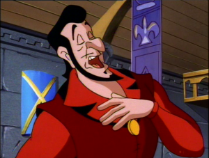 Frollo singing, The Secret of the Hunchback, picture image