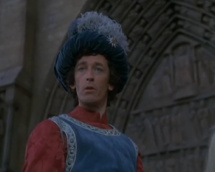 Robert Powell as Phoebus, 1982 Hunchback of Notre Dame picture image