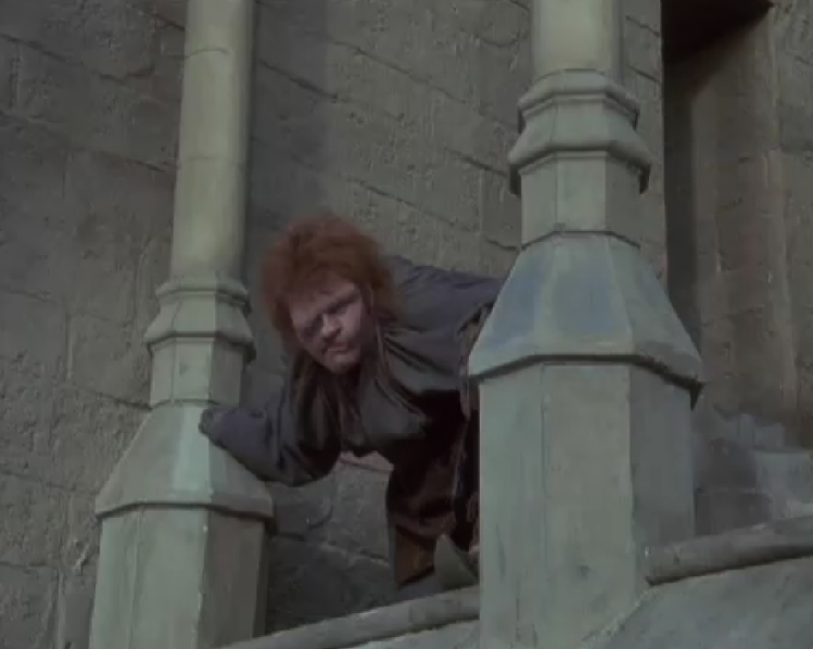 Anthony Hopkins as Quasimodo, 1982 Hunchback of Notre Dame picture image 