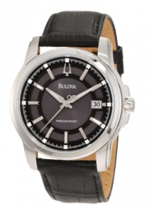 Bulova Men's Precisionist Leather Strap Watch, Frollo, picture image  