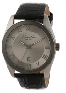 Kenneth Cole New York Men's  Classic Grey Dial Roman Numeral Detail Strap Watch clopin picture image