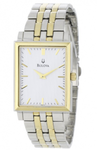 Bulova Men's  Classic Two-Tone Tank Watch Djali picture image