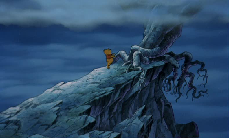 Pooh on a Cliff, Pooh's Grand Adventure the Search for Christopher Robin picture image