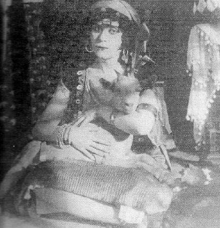 Theda Bara as Esmeralda in the 1917 The Darling of Paris picture image