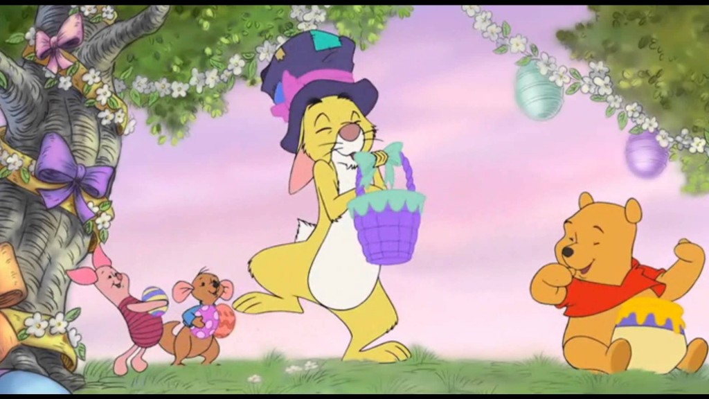 Piglet, Roo, Rabbit, & Pooh, Winnie the Pooh Springtime with Roo  picture image 
