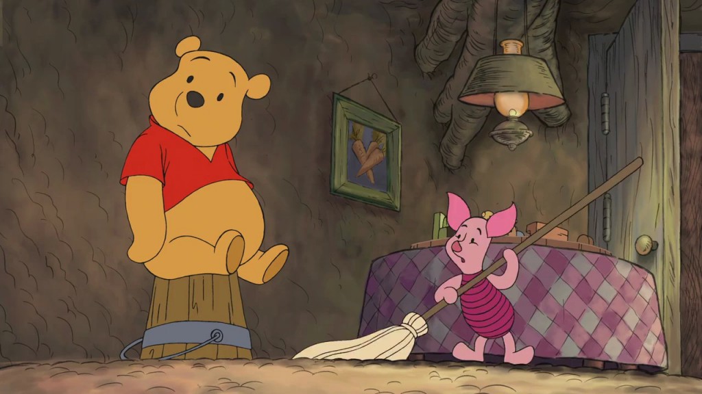 Pooh and Piglet, Winnie the Pooh Springtime with Roo  picture image