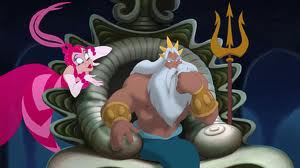 Marina and King Triton The Little Mermaid: Ariel's Beginning picture image