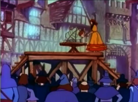 Esmeralda and Quasimodo at the Pillory 1986 the Hunchback of Notre Dame picture image