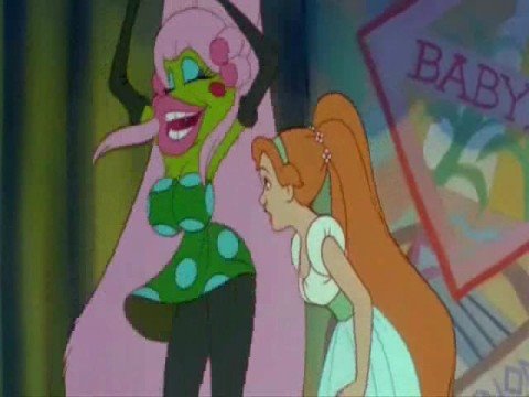 Thumbelina with Mrs. Toad  picture image