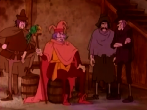  Clopin with thin legged extras 1986 Hunchback Notre Dame picture image