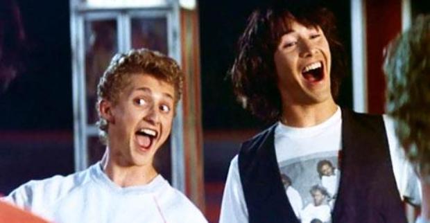 Keanu Reeves as Ted from Bill and Ted's Excellent Adventure picture image