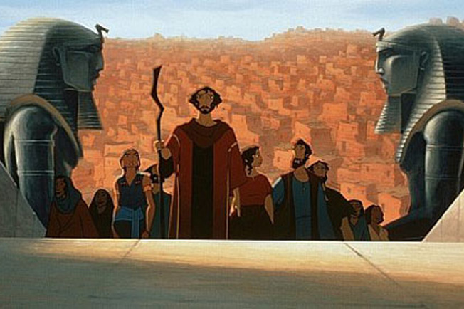 Moses and the Jewish People leaving Egypt when you believe The Prince of Egypt Picture image