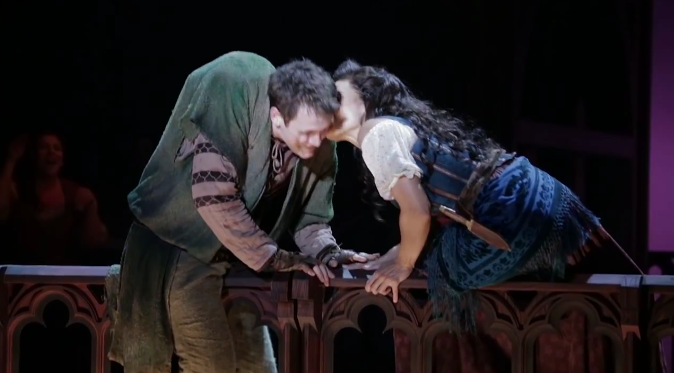 Ciara Renee and Micheal Arden in the Jolla Production of The Hunchback of Notre Dame picture image