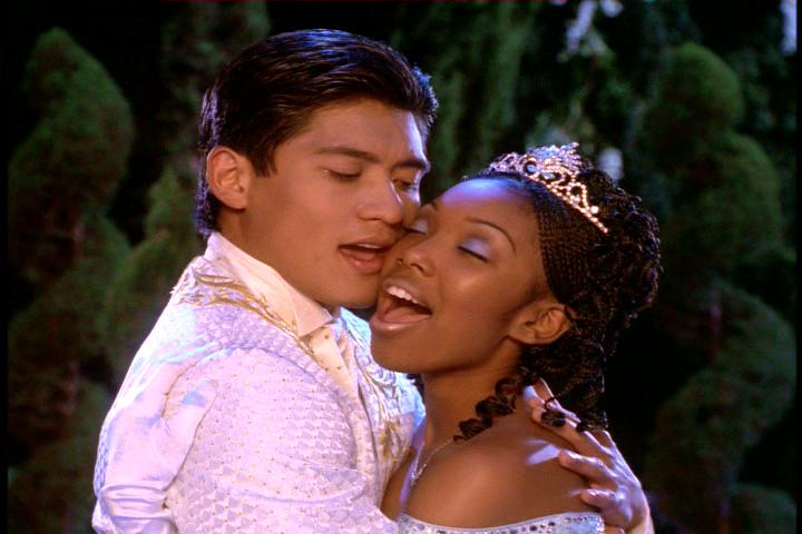 Brandy as Cinderella and Paolo Montalban as Prince Christopher 1997 Cinderella picture image