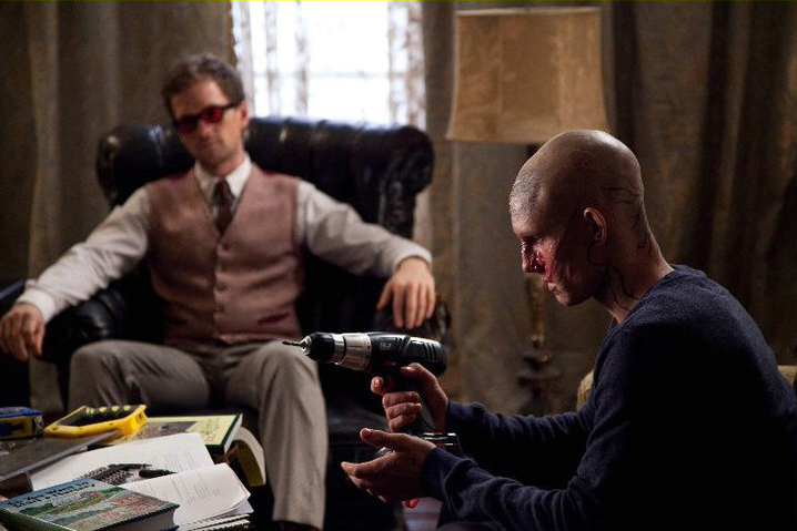 Alex Pettyfer as Hunter/Kyle with Neal Patrick Harris as Wll the blind tutor Beastly picture image