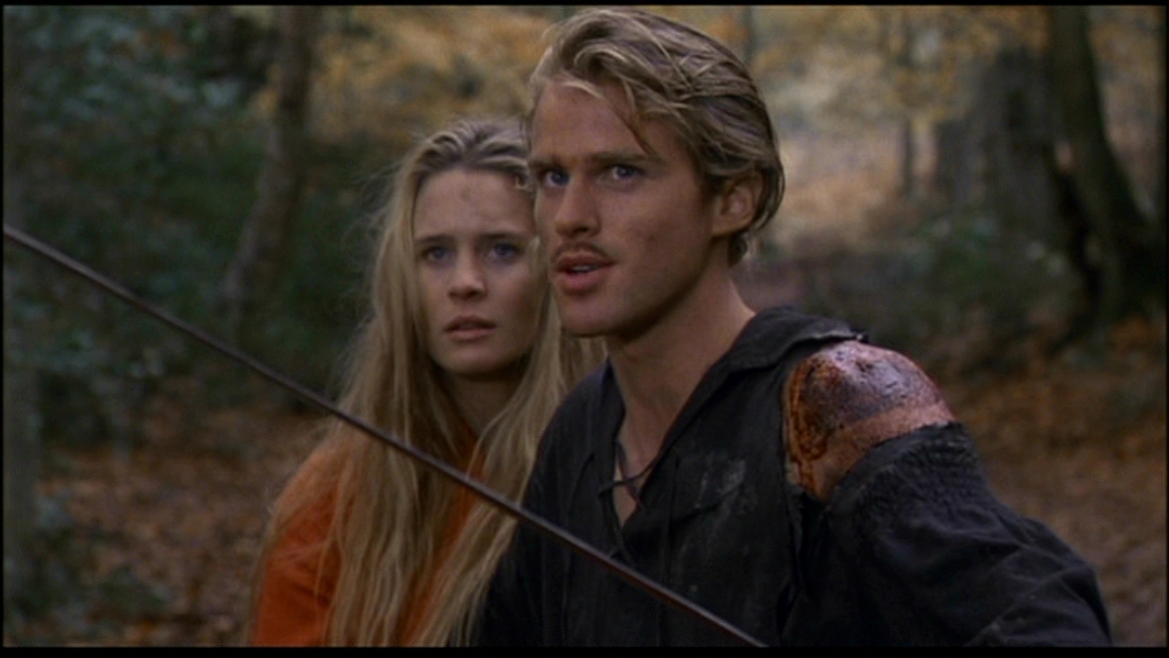 Cary Elwes as Westley and Robin Wright as Buttercup The Princess Bride picture image