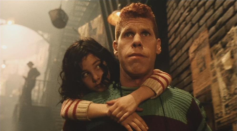 Ron Perlman as One and Judith Vittet as Miette The City of Lost Children picture image