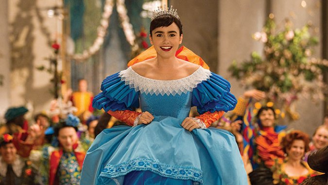 Lily Collins as Snow White Mirror Mirror picture image