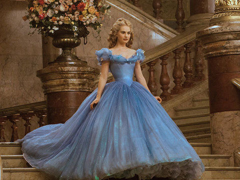 Lily James as Ella Cinderella 2015 picture image