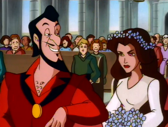 Frollo and Esmeralda's wedding The Secret of the Hunchback picture image