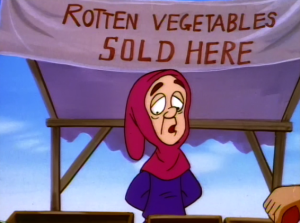 Rotten Vegetable vendor The Secret of the Hunchback picture image