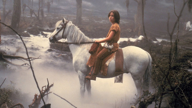 Noah Hathaway as Atreyu and Artax The Neverending Story picture image