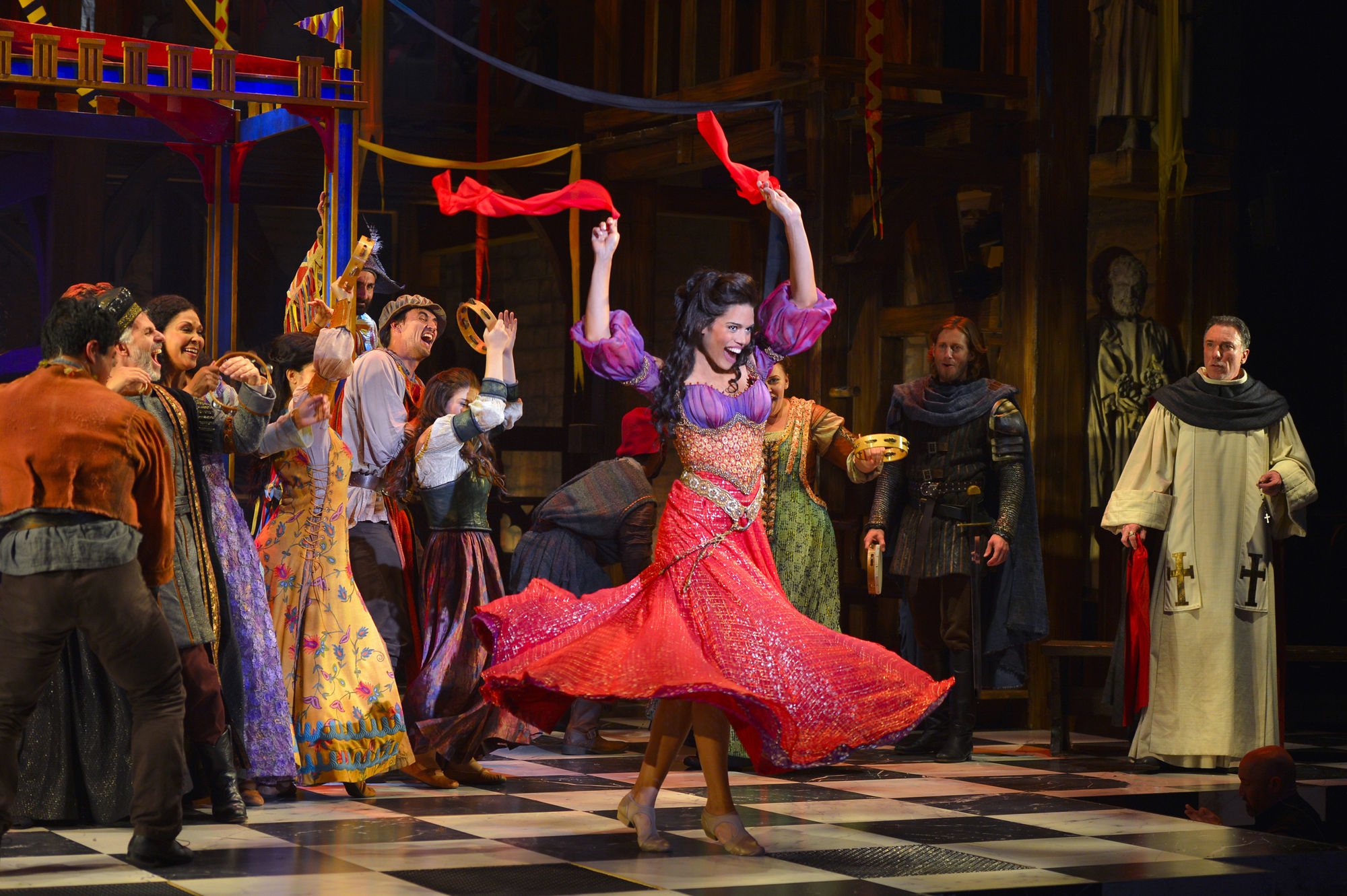 Ciara Renee as Esmeralda, Papermill production of Hunchback of Notre Dame picture image