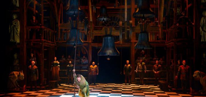 Michael Arden as Quasimodo, Musical Production of Hunchback of Notre Dame picture image