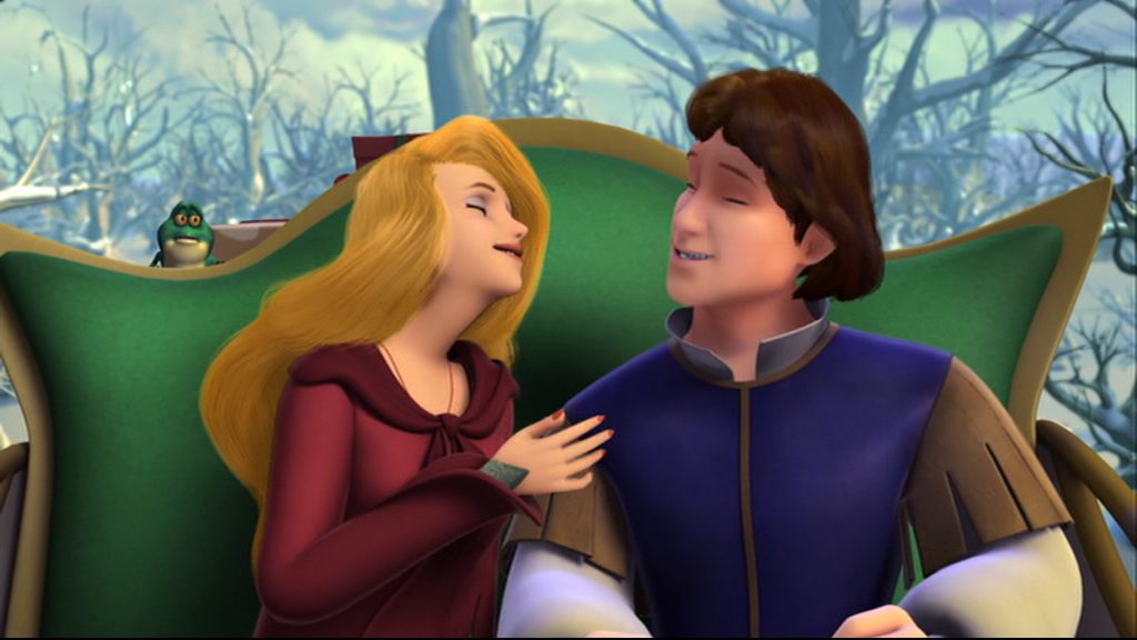 Odette and Derek The Swan Princess Christmas picture image
