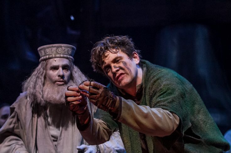 Michael Arden as Quasimodo with Saint Aphrodisius, Musical Production of Hunchback of Notre Dame picture image