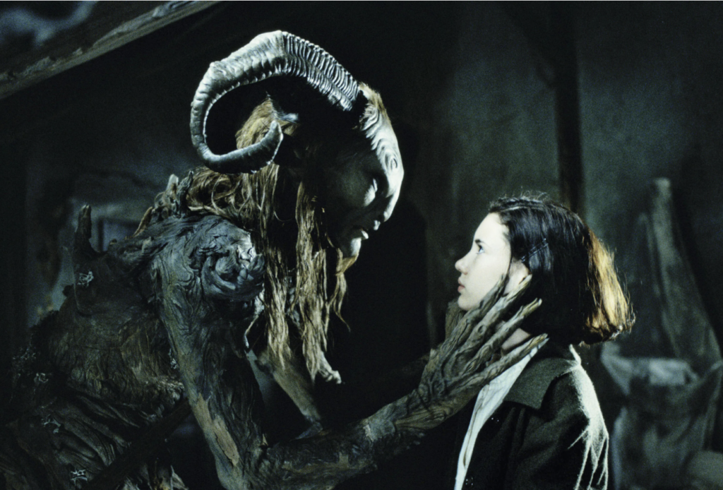 Ivana Baquero as Ofelia with Faun Pan's Labyrinth (2006) picture image