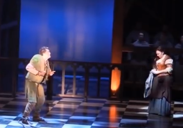 Michael Arden as Quasimodo performing Made of Stone Hunchback of Notre Dame picture image