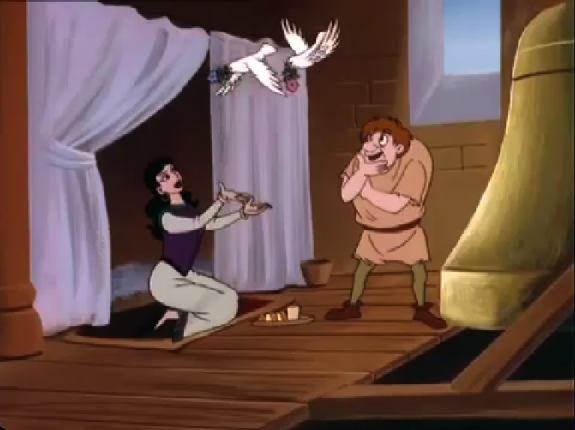 Esmeralda and Quasimodo, Other Burbank Hunchback of Notre Dame 1996 picture image