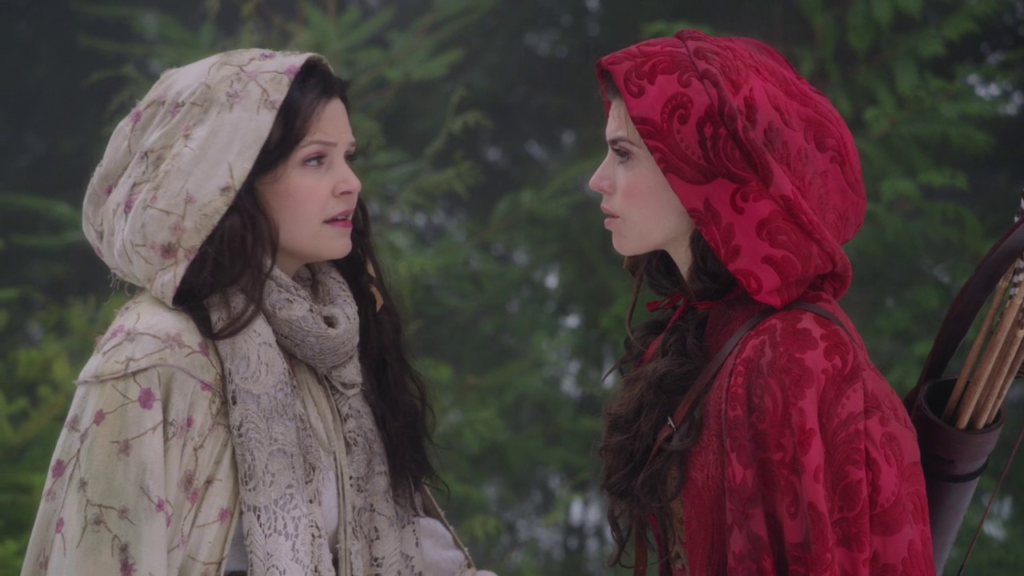 Ginnifer Goodwin as Snow White & Meghan Ory as Red Riding Hood ABC's Once Upon a Time, Red-Handed picture image