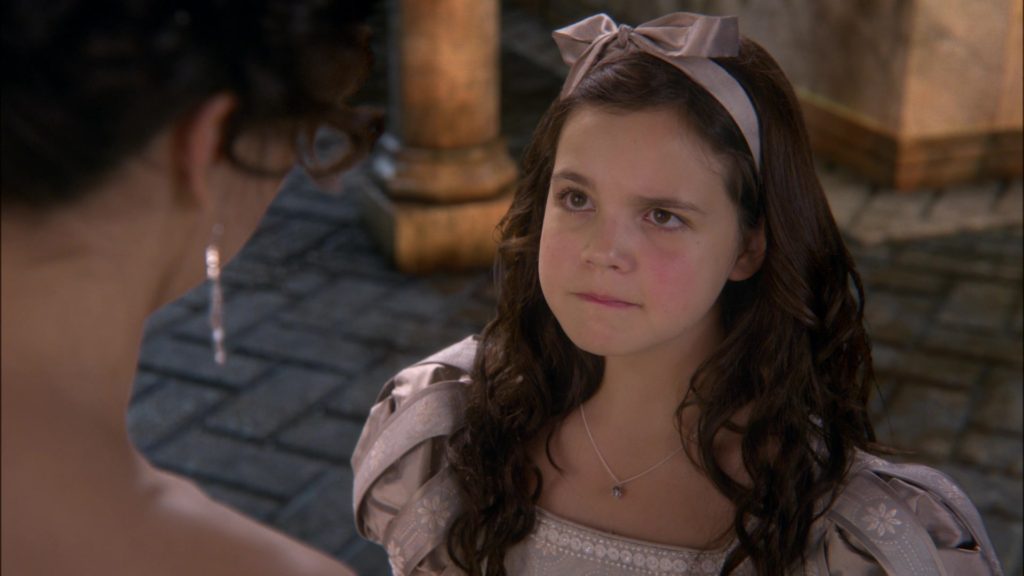 Bailee Madison as Young Snow White, ABC's Once Upon a Time, The Stable Boy picture image