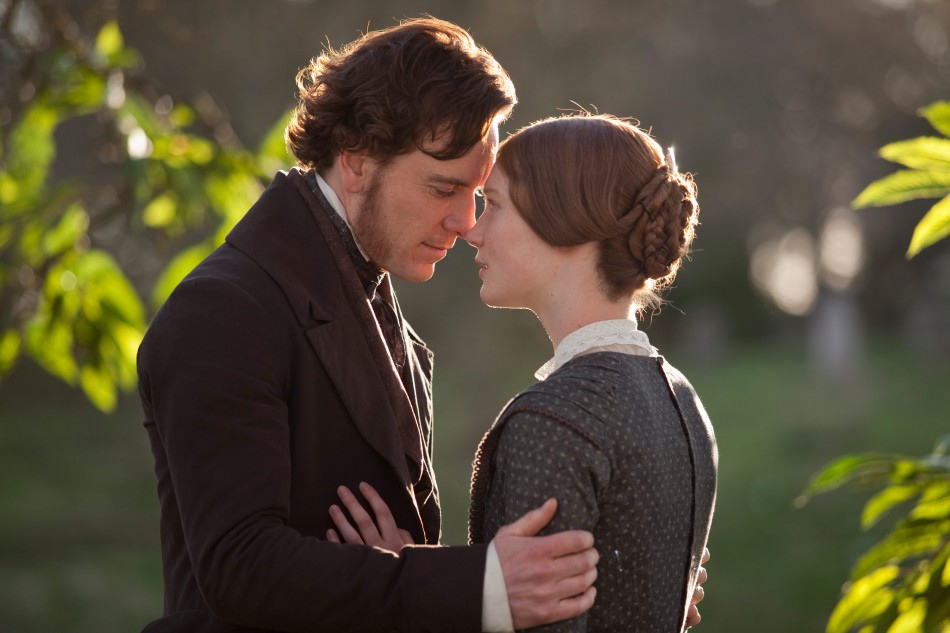 Mia Wasikowska as Jane Eyre & Michael Fassbender as Edward Rochester Jane Eyre 2011 picture image