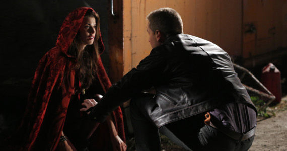 Meghan Ory as Ruby and Josh Dallas as Charming Once Upon a Time Season Episode 7 Child of the Moon picture image