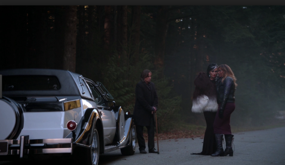 Robert Carlyle as Rumplestiltskin, Victoria Smurfit as Cruella De Vil & Merrin Dungey as Ursula Once Upon A Time Season 04 Episode 13 Darkness on the Edge of Town picture image