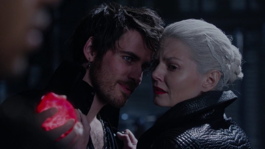 Colin O'Donoghue as Captain Hook & Jennifer Morrison as Emma Swan Once Upon a Time Season 5 Episode 10-Broken Heart review picture image