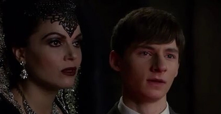 Lana Parrilla as Evil Queen and Jared S Gilmore as Henry Once Upon a Time Season 6 Episode 8 Ill be your Mirror picture image