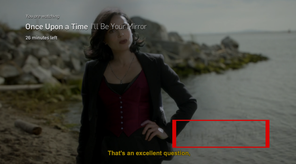 subliminal message or weird effect in Once Upon a Time