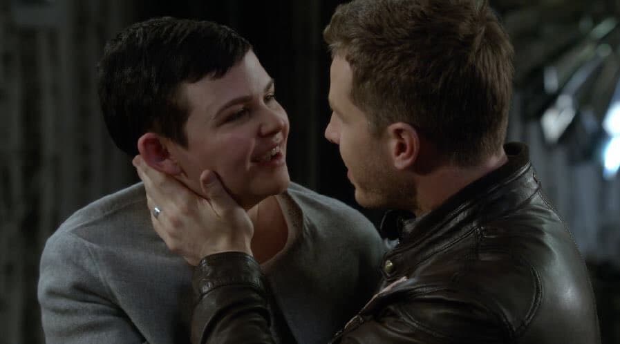 Ginnifer Goodwin as Snow White and Josh Dallas as David Once Upon a Time Season 6 Episode 17 Awake picture image