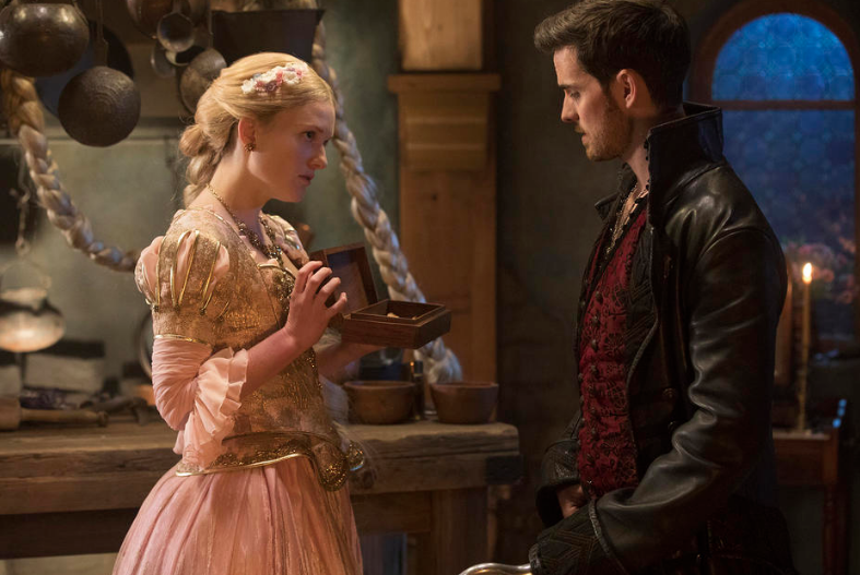 Meegan Warner a Rapunzel & Colin O'Donoghue as Wish Hook Once Upon a Time Season 7 episode 7 Eloise Gardner picture image