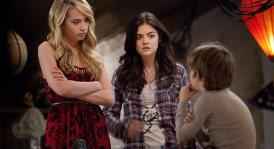 Megan Park as Lucy Hale as Katie and Matthew Lintz as Victor A Cinderella Story Once Upon a Song picture image
