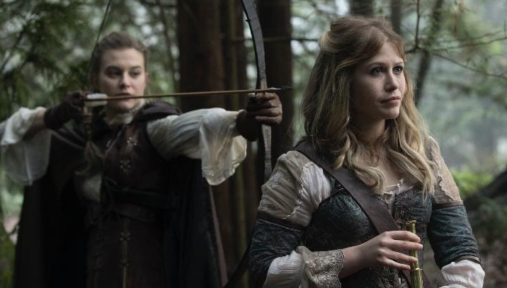 Rose Reynolds as Alice & Tiera Skovbye as Robin Once Upon a Time Season 7 Episode 14 The Girl in the Tower picture image