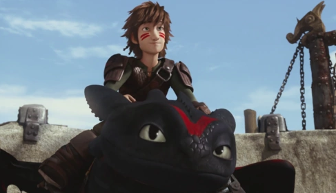 Hiccup and Toothless How to Train your Dragon Dawn of the Dragons Racers picture image