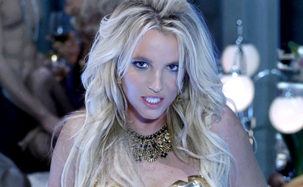 Britney Spears in the Work B**ch music video picture image