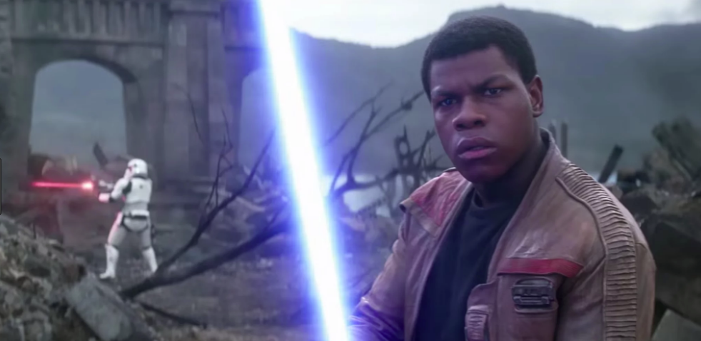 John Boyega as Finn, Star Wars; The Force Awakens picture image